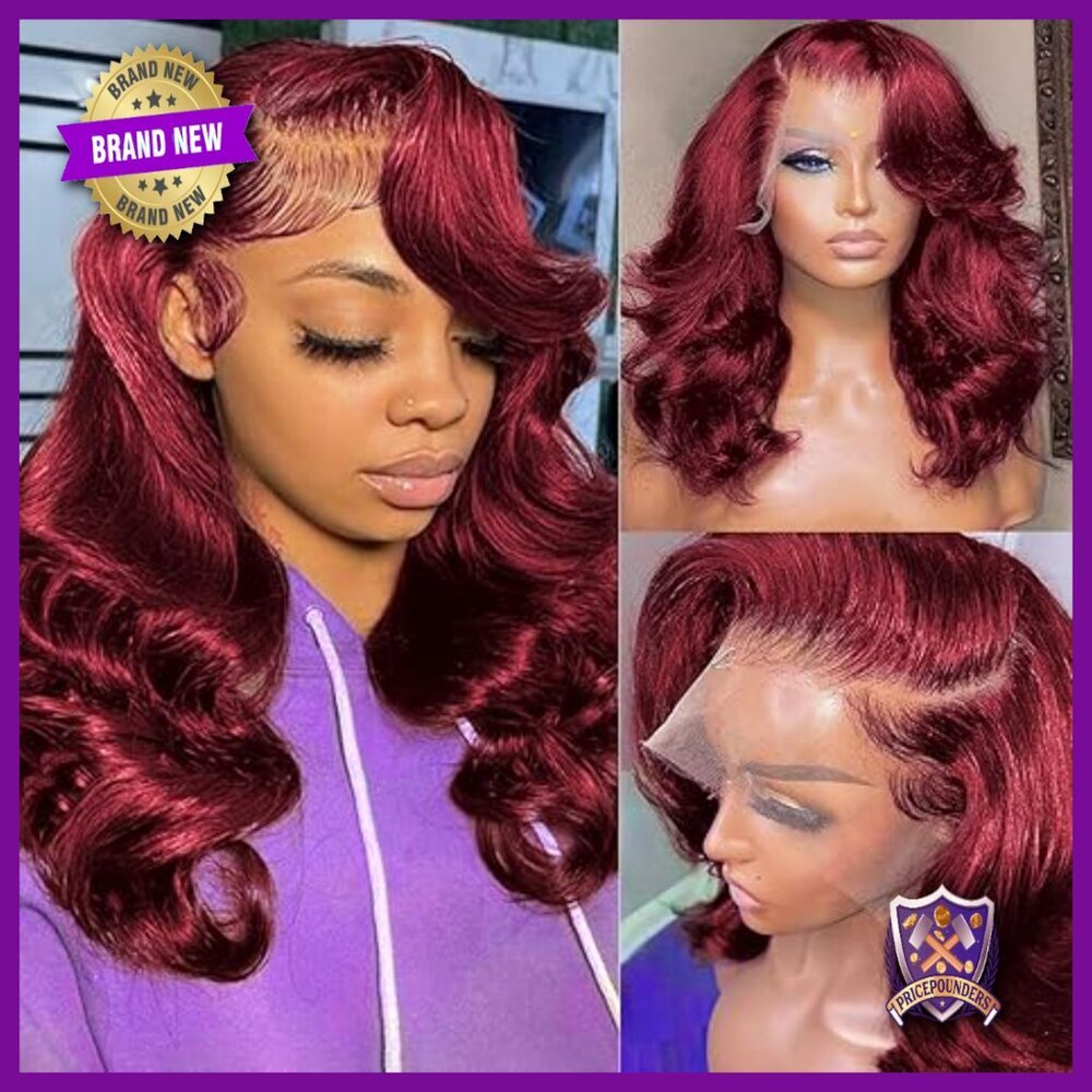 14 Inch Human Hair Bob Wig HD Lace Front Pre Plucked Heat Stylable